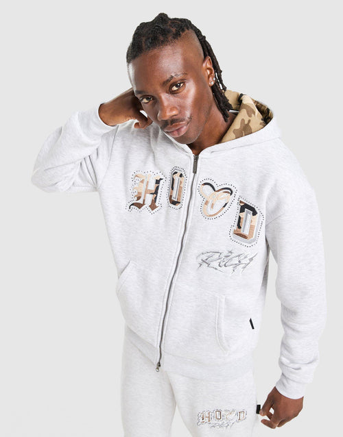 Camo Iron Full Zip Hoodie