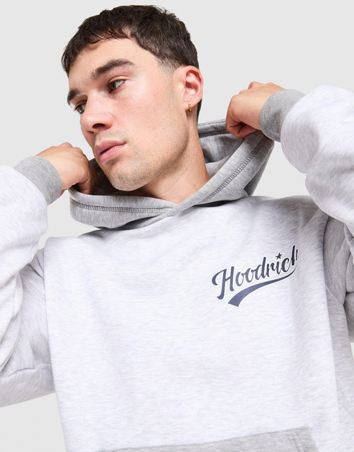 Script Colour Block Hoodie