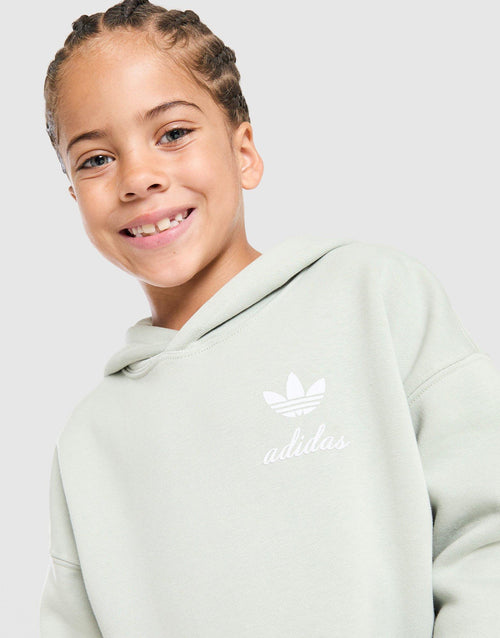Script Overhead Wide Leg Tracksuit Children