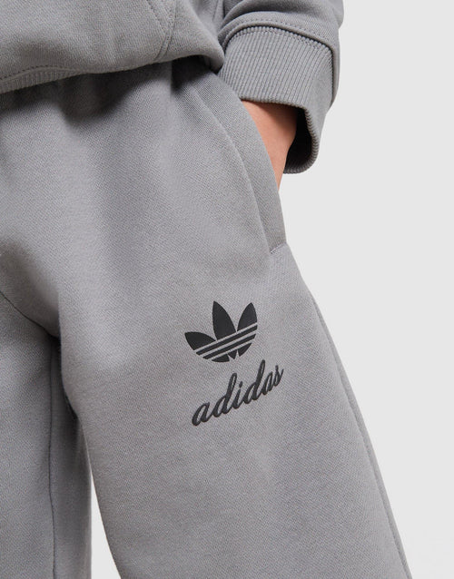 Script Overhead Wide Leg Tracksuit Children