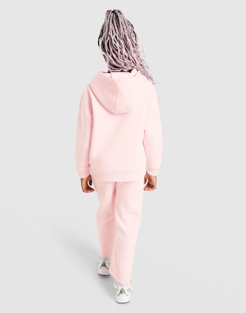 Girls' Heart Stitch Hooded Tracksuit Children