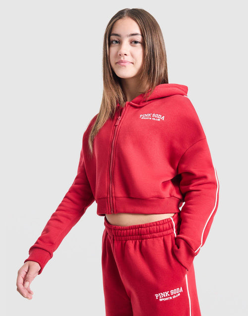 Girls' Swirl Cropped Hoodie Junior