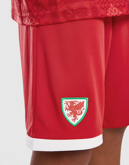 Wales 2026/27 Home Shorts Junior