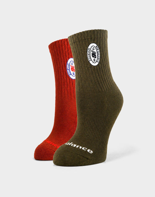 Graphics QTR Crew Socks 2 Pairs