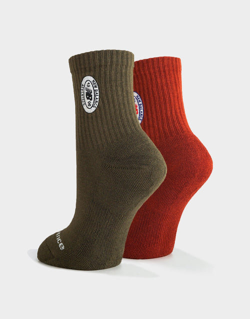 Graphics QTR Crew Socks 2 Pairs