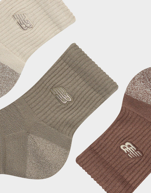 Active Premium Quarter-Cut 3 Pack Socks