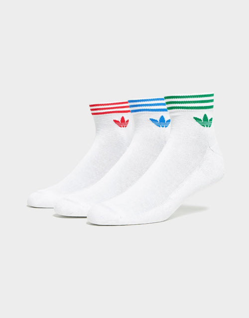 Island Club Trefoil Ankle Socks 3 Pairs