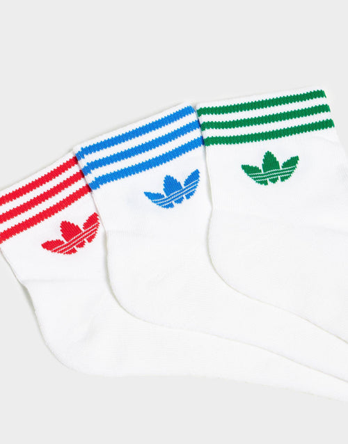 Island Club Trefoil Ankle Socks 3 Pairs