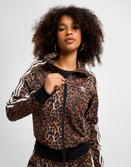 Firebird All Over Leopard Print Track Top