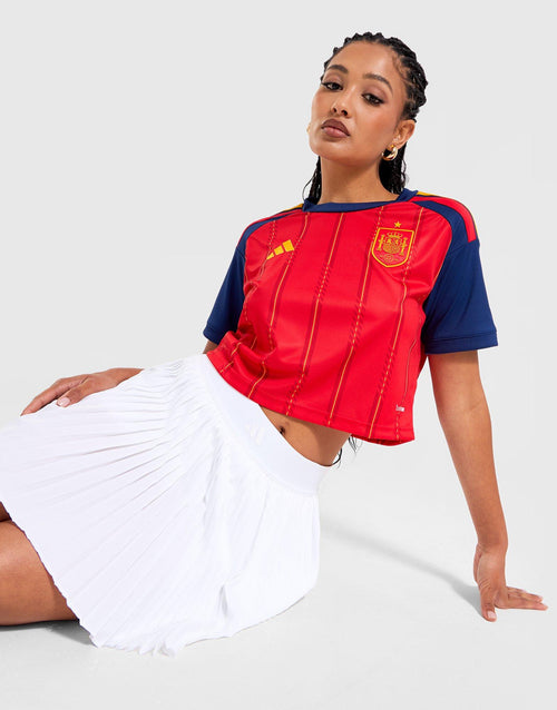 Spain 26 Home Cropped Jersey