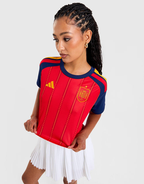Spain 26 Home Cropped Jersey