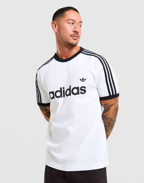 3-Stripes Slim Ringer T-Shirt