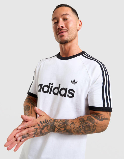 3-Stripes Slim Ringer T-Shirt