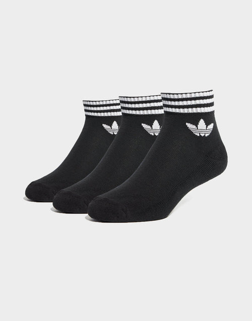 3-Stripes Ankle Socks 3 Pairs