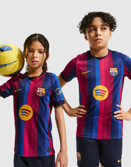 FC Barcelona 2026/27 Stadium Home Dri-FIT Soccer Replica Jersey Junior's