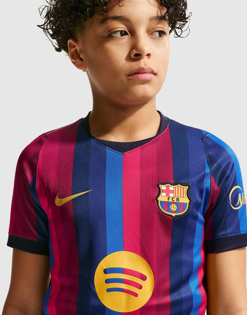 FC Barcelona 2026/27 Stadium Home Dri-FIT Soccer Replica Jersey Junior's
