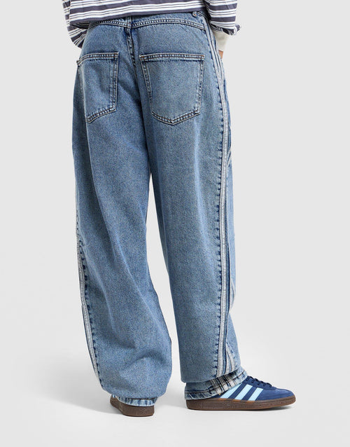 Barrel Leg Denim Jeans