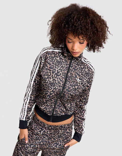 Firebird All Over Leopard Print Track Top