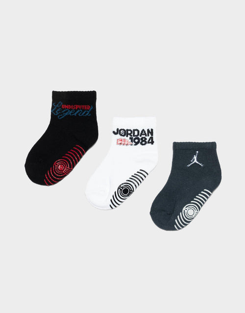 MJ America Quarter Socks 3-Pack Infant's