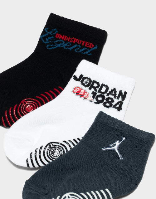 MJ America Quarter Socks 3-Pack Infant's