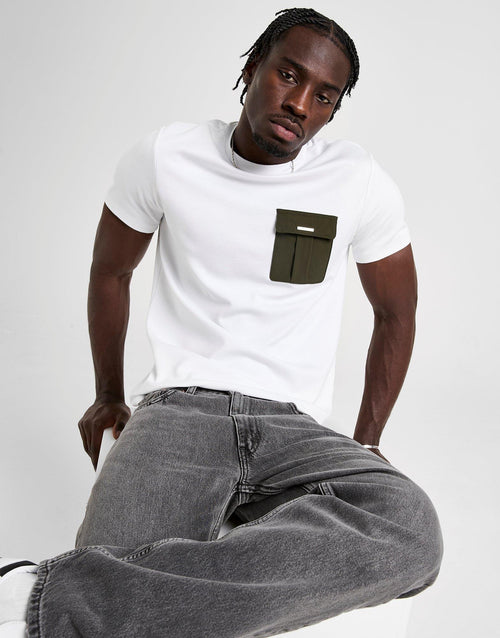 Woven Pocket T-Shirt