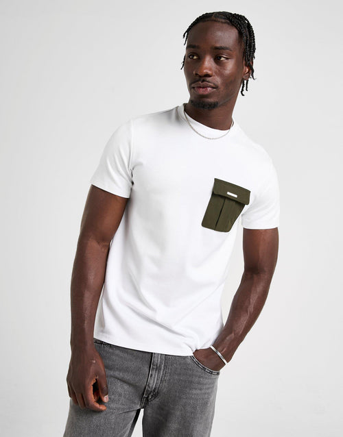 Woven Pocket T-Shirt