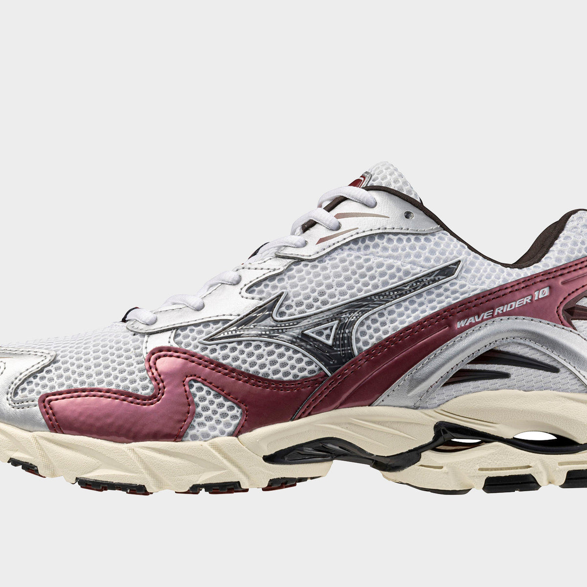 White Mizuno Wave Rider  10 JD Sports Malaysia