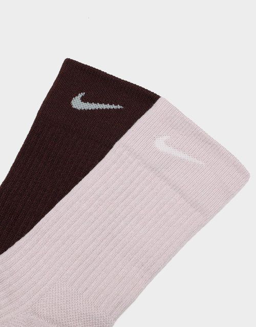 Wool Cushioned Crew Socks 2 Pairs