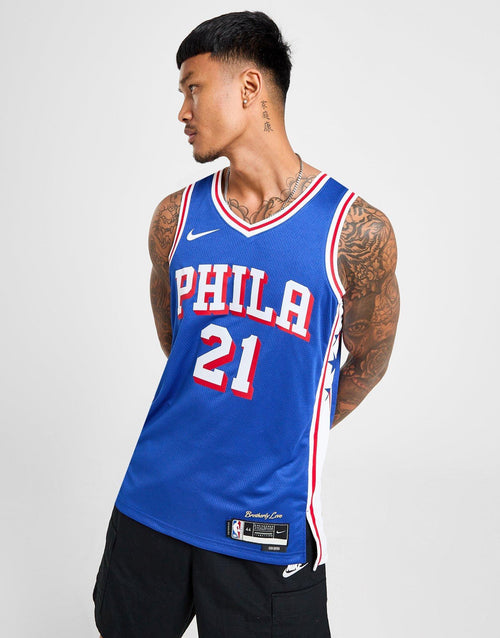 NBA Philadelphia 76ers Embiid #21 Icon Jersey