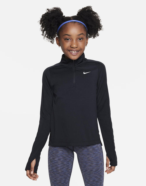 Girls' Fitness Long Sleeve 1/2 Zip Top Junior