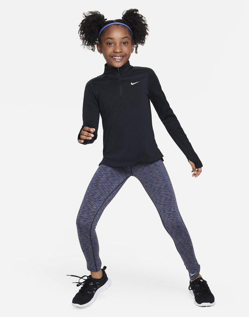 Girls' Fitness Long Sleeve 1/2 Zip Top Junior