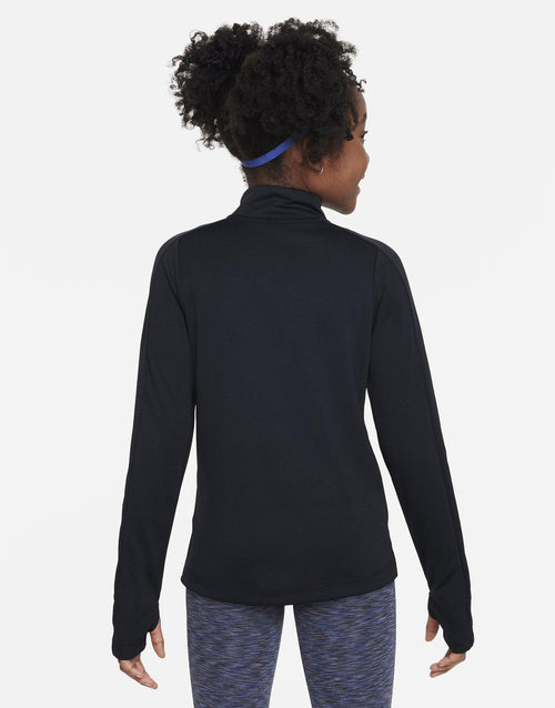 Girls' Fitness Long Sleeve 1/2 Zip Top Junior