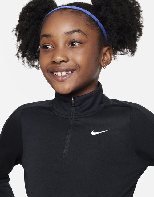 Girls' Fitness Long Sleeve 1/2 Zip Top Junior