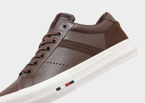 High Vulcanized Leather Street Sneakers