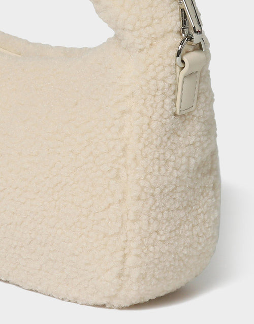 Fleece Round Mini Tote Bag