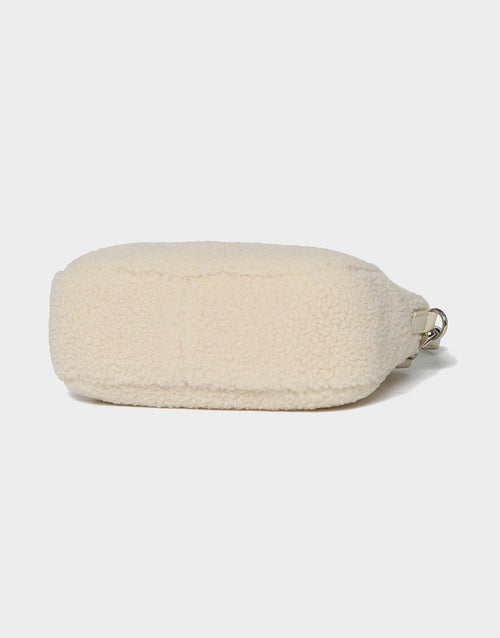 Fleece Round Mini Tote Bag