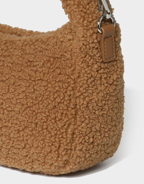 Fleece Round Mini Tote Bag