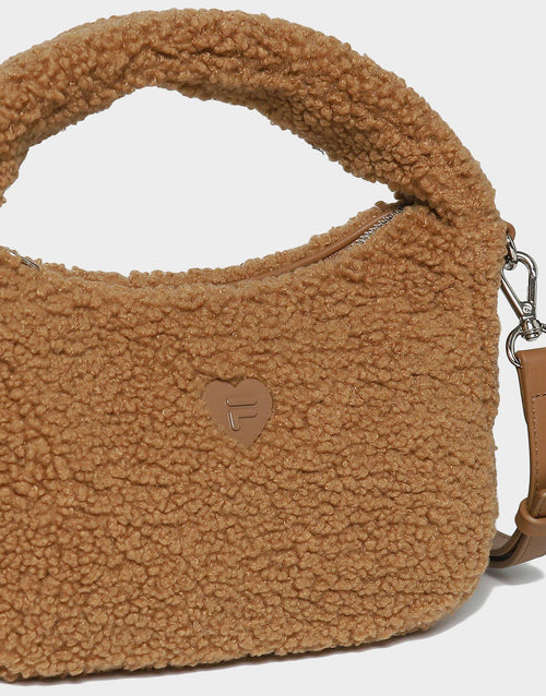 Fleece Round Mini Tote Bag