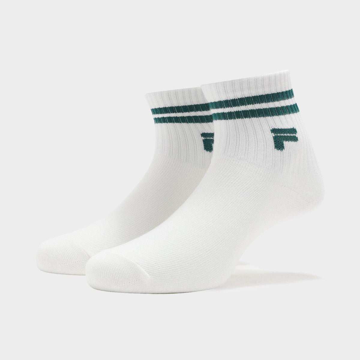 Green Fila Stripe Mid Socks Pack JD Sports Malaysia