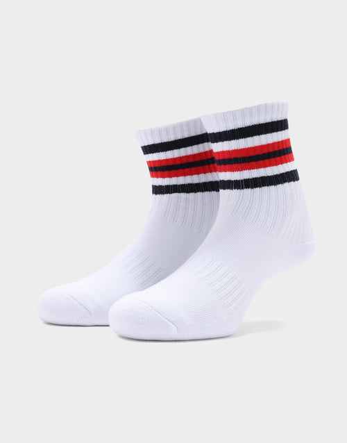 Stripe Long-Crew Socks