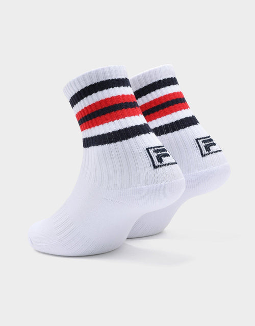 Stripe Long-Crew Socks
