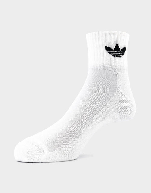 Mid-Cut Crew Socks 3 Pairs