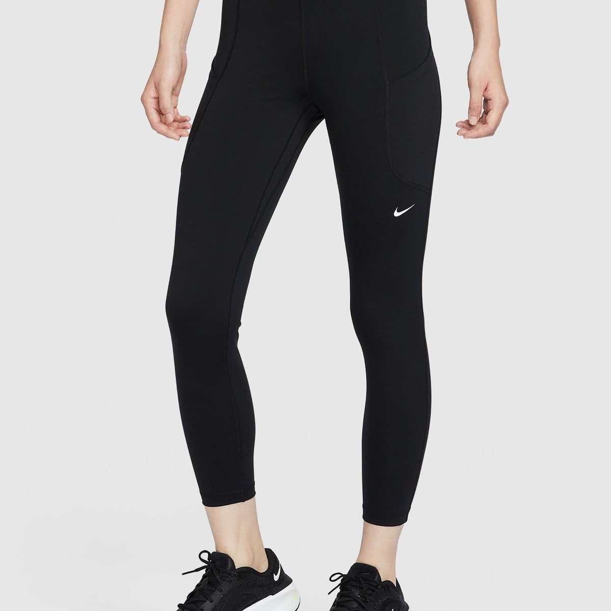 Black Nike High-Waisted 7/8 Leggings JD Sports Malaysia