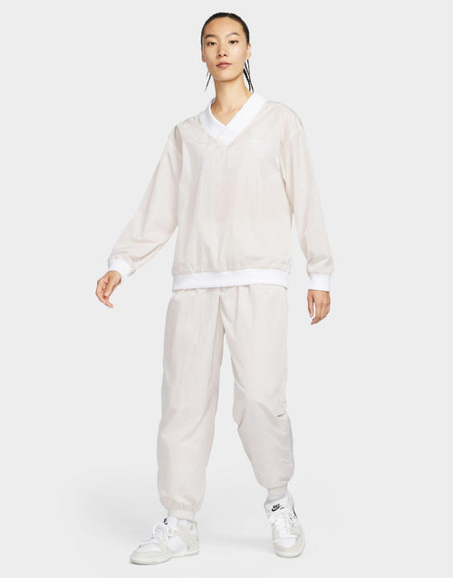 Woven Long-Sleeve Top