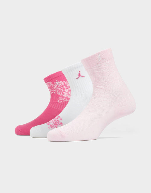 Floral Lace Socks 3 Pairs Junior's