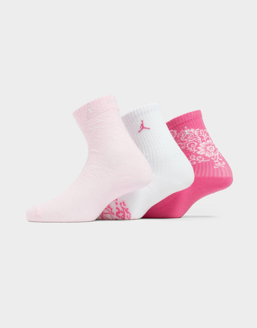 Floral Lace Socks 3 Pairs Junior's