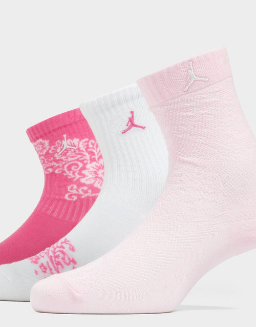 Floral Lace Socks 3 Pairs Junior's