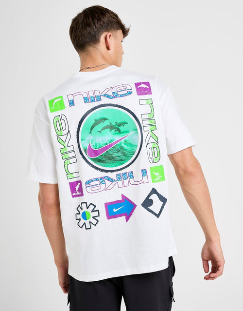 Dolphin Back Graphic T-Shirt