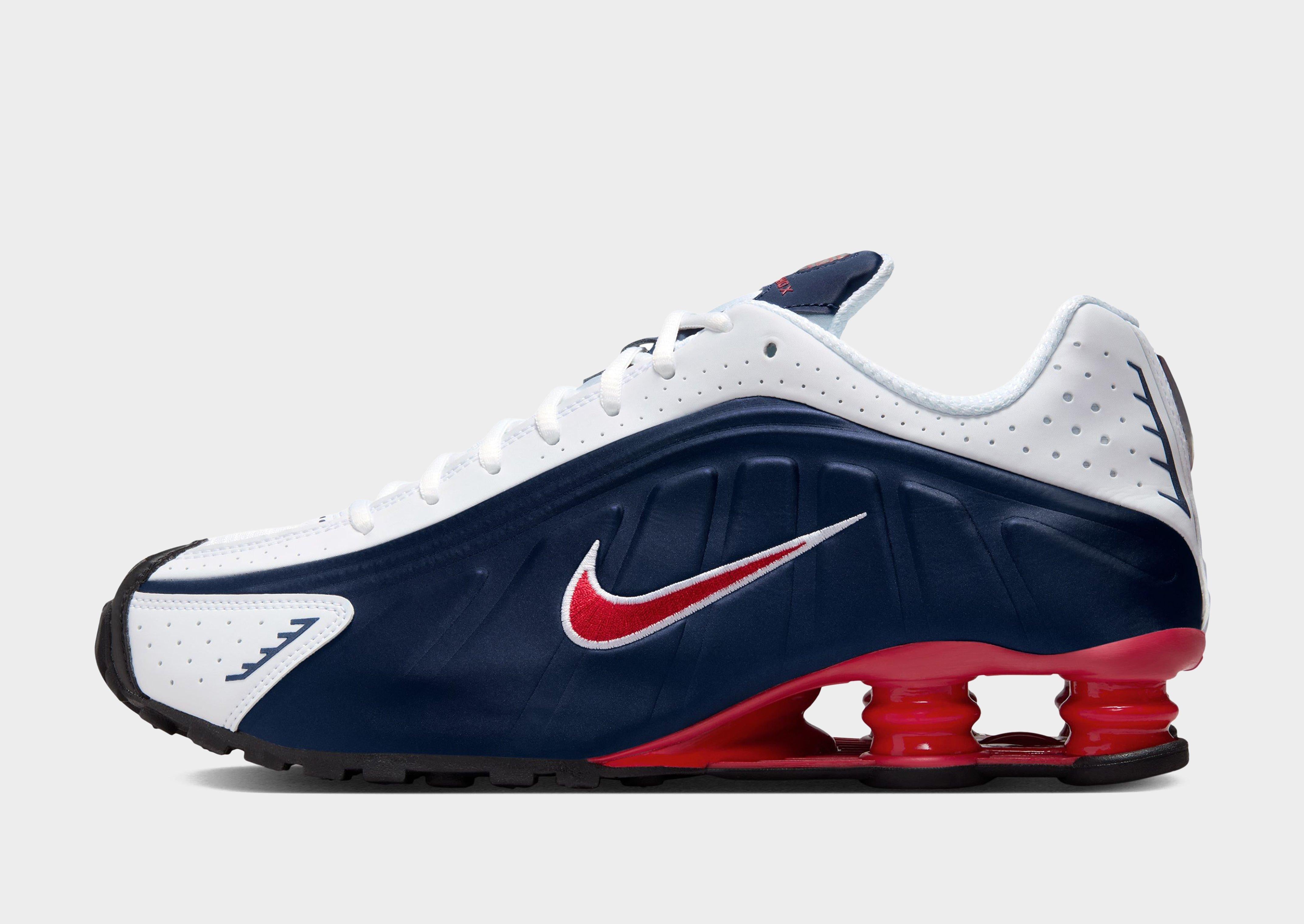 blue nike shox r4