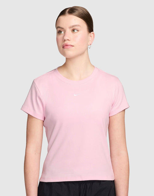 Sportswear Tight Ribbed Short-Sleeve T-Shirt